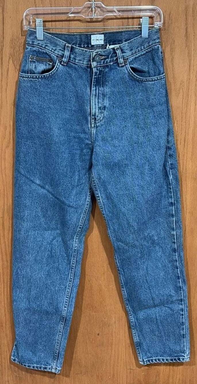 Calvin Klein Jeans Vintage Double Stone Wash Easy Fit Jeans Size 16